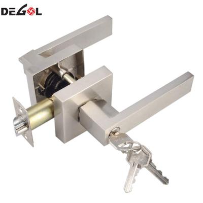 China For Entry Stainless Steel Heavy Duty High End Lever Latch Tubular Passage Door Handle Lock for sale