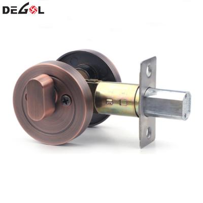 China Easy Installation And Durable Red Bronze Mortise Lock Channel Double Sided Keyless Cylinder Deadbolt Lock Set for sale