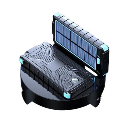 China Outdoor Traveling Powerbank Powerbank Solar Power Efficient Radio Waterproof With Flashlight for sale