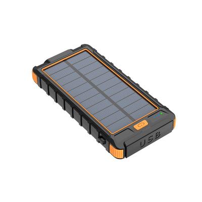 China Carry Portable Solar Power Bank Easy Quick Charging 10000 Mah High Speed ​​Charger Wireless Solar Powerbank for sale