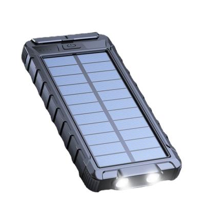 China Easy Carry High Quality Solar Portable Power Bank Charger Travel Power Bank 10000mAh Fast Charging LED Solar Power Bank for sale