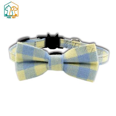 China Custom Made Nylon Bow Cat Collar Cute Luxury Boe Tie Safety Cat Collar for sale