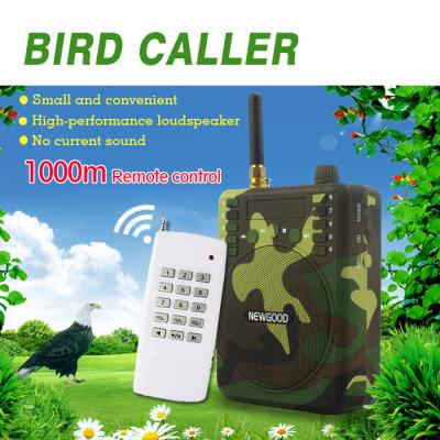 China Newgood Mp3 Bird caller speaker with 1000 meters remote control support for sale