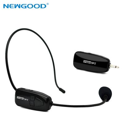 China Megáfono Mic de las auriculares del discurso del micrófono inalámbrico de NEWGOOD 2.4Ggz para el guía turístico de enseñanza de la reunión en venta