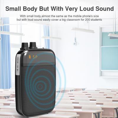 China Altavoz recargable de la mini de la voz pantalla LED portátil ligera ultraligera del amplificador con FM para la escuela, mercado estupendo en venta