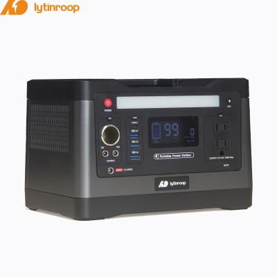 China Type C Lytinroop 110V 220V LiFePO4 Battery Off Grid Portable Solar Power Generator 500W Portable Power Station for sale