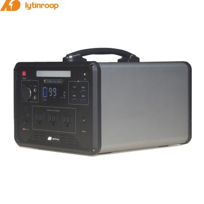 China Type C Solar Generator 1000w LiFePO4 Solar Battery Portable Power Station for sale