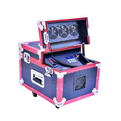 China Factory Price 660W Disco\Bar\Club\Home Morning Fog Machine DMX Dual Case Haze Machine With Flight Smoke Machine for sale