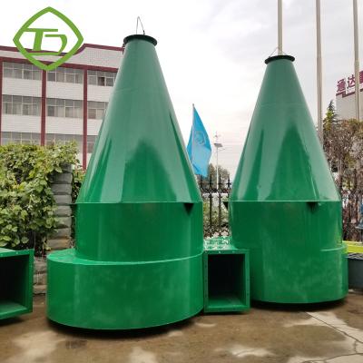 China Industrial Custom Fertilizer Cyclone Separator Dust Collector Air Delivered Solutions for sale