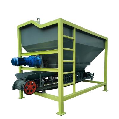 China New Type Organic Fertilizer Equipment Forklift Machine Feeder Storage Efficient Silo Feeding Hopper for sale