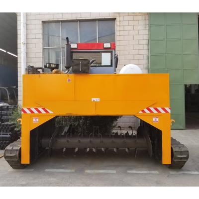 China High Efficiency China Top One Manure Industrial Chicken Animal Cow Dip Farm Machine Waste Composting Equipment for sale