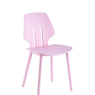 China (Other) Scandinavian Modern Outdoor Cafe Design Adjustable Plastic Dining Chair Stackable Chair Plastic Chair for sale