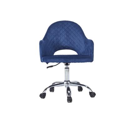 China (Size)Adjustable Navy Blue Secretary Office Chair Guangzhou Chairs Shenzhen Pink Reception Wheel For Exicutive Guest Girls Supplies for sale