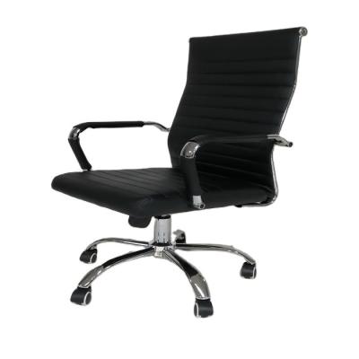 China Wholesale Modern Ergonomic Black Leather Office Chair 360 Degree Swivel Office Furniture Style Office Chair Ergonomic Office Chair for sale