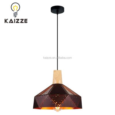 China Industrial Style Decorative Metal Iron Vintage Hotel Factory Zhongshan Pendant Lamp for sale