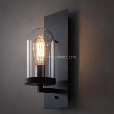 China Industrial Vintage Retro Personality Iron Wall Lamp Simple Creative Wall Lamps Trace Wall Lamp for sale