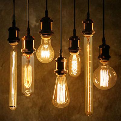 China LED Light Bulb Lamp Supply E26/E27 Edison Bulb Vintage Light Filament Decorative Industrial Bulb Chandeliers for sale