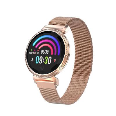 China Touch Screen MC11 Women Fashion Smart Watch With Blood Pressure Heart Fitness Tracker Wristband bracelet For Android IOS smart wristband for sale