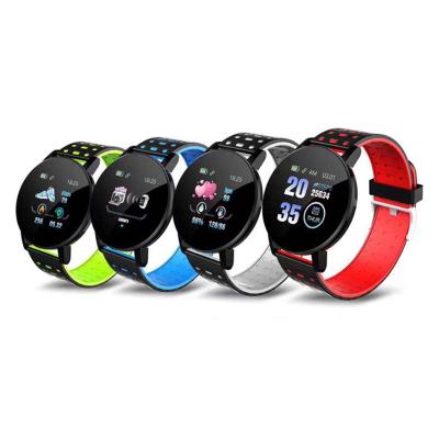 China Touch Screen 2021 1.3 1.44 round smart watch 119 Plus fitpro Color Screen Fitness Tracker heart rate monitor Sport Waterproof Smart Bracelet for sale