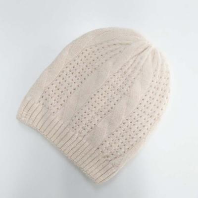 China Custom 2023 COMMON OEM Logo Acrylic Knitted Slouch Beanie Hat Manufacturer Warm Winter Hat For Women for sale