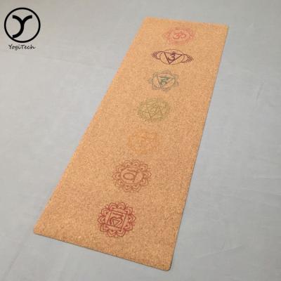 China Hot Selling Special Hot Selling Natural Rubber Cork Yoga Mat Eco-Friendly rubber+cork Wholesale Yogamat Non-slip Natural Rubber for sale