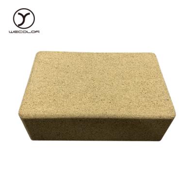 China 2020 High Density Natural Cork Yoga Blocks 100% Cork Yoga Block 3*6*9 inch for sale