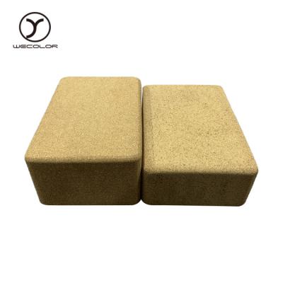 China Cork Blocks High Density Foam Eco-Friendly Cork Yoga Block Packing Foam for sale