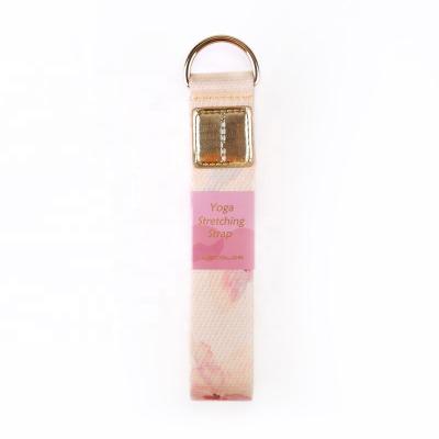 China Polyester Digital Custom Printed Durable 100% Polyester Yoga Strap for sale