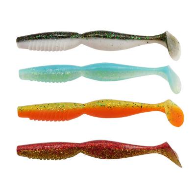 China NEW 2021 ESFISHING Spiner Shad Fishing Lure 125mm 11g Good Materia High Quality Material For Artificial Bait Zander Trout SNE125 for sale