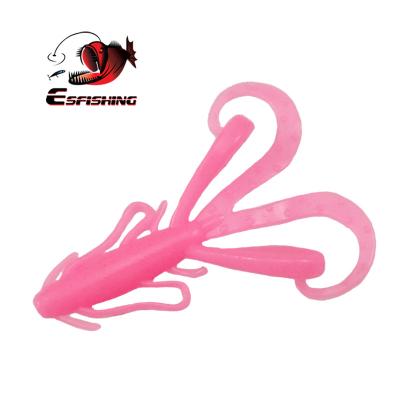 China ESFISHING Isca Hogy Hog 48mm Fishing 1.8g Soft Lures Silicone Bait Pike Bait Shrimp Lure Artificial Shrimp Soft Lure BSL-T48 for sale