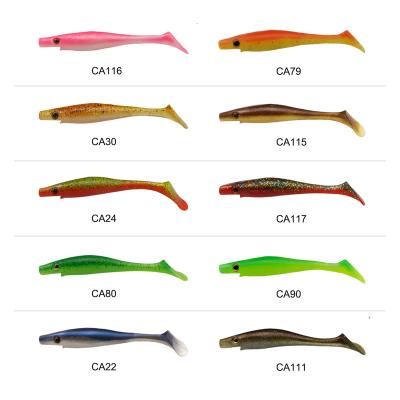 China ESFISHING Best Hog Shad Trout White Shad Swimbait Sea Tackle PS150 150mm 3pcs 21g Plastics Soft Fishing Tackle Storage for sale