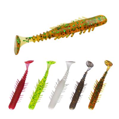 China ESFISHING 10pcs 70mm BUGSY SHAD 2.5g Bait Lure Carp Fishing Worm Primes PESCA Lure Soft Sample Building Lures BSL-IGS70 for sale