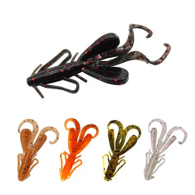 China ESFISHING 10pcs Hogy Hogy Lure 1.8g Shrimp Bait Soft Fishing Lures Swim Bait BSL-T48 for sale