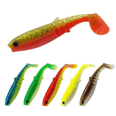 China ESFISHING 150mm 3pcs Fishing Lure Cannibal Lures Plastic Bass Fishing Lures 30g Making Silicone Groundbaits 150mm/6in for sale