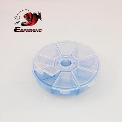 China PP ESFISHING plastic fish box contenet 10cm circle box for fishing accessories for sale