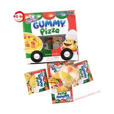 China Natural Gummy Fast Food Series Halal Gummy Pizza Jelly Candy for sale