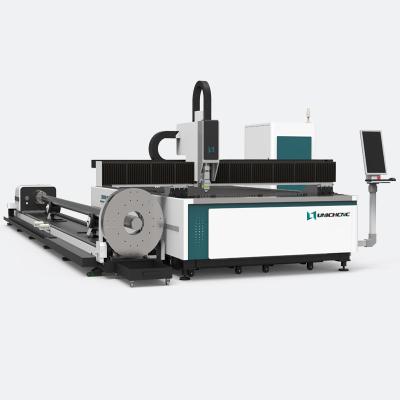 China DISCOUNT 1000w 1500w 2000w 3000w Laser Cutting 7% Fiber Optic Laser Cutter Carbon Steel Tube Cutting / Stainless Steel With Rotary Shaft for sale