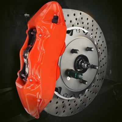 China HOT SALE GT4 4 Pot Rear Wheel Brake Calipers Kit 345*28mm Dicase For BMW E46 E90 E91 E92 E93 E-350 Van Coupe for sale