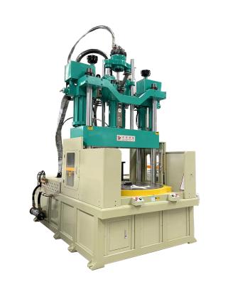 China 250 ton horizontal plastic injection molding machine with worktable bottom rotary table servo motor for sale