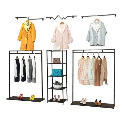 China Manufacturer Double Sided Clothing Store Display Rack Fast Delivery Clothes Racks Low MOQ Clothing Store Display Rack OEM ODM for sale