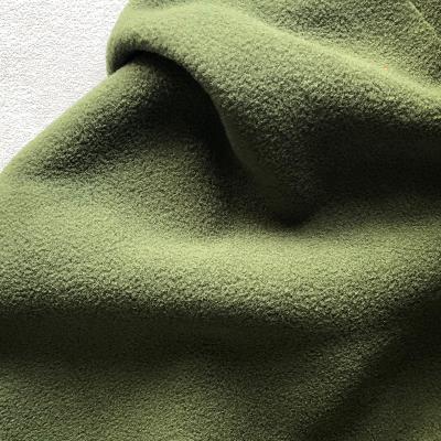 China Double Side Shrink-Resistant Fleece Fabric For Upholstery Fleece Base Single Dyed Fabric for sale