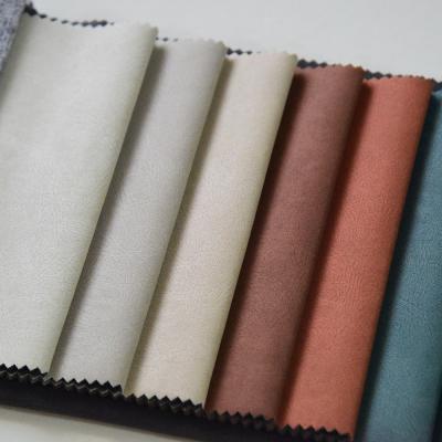 China Carbon Technology Waterproof Fabric Like Smooth Leather Furniture Sofa Cloth Easy Clean Waterproof Furniture Protector for sale