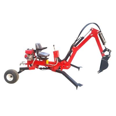 China High Quality Portable Tractor Towable Backhoe Model New Atv Backhoe Atv Mini Excavator Towable Atv Backhoe With Diesel Engine for sale