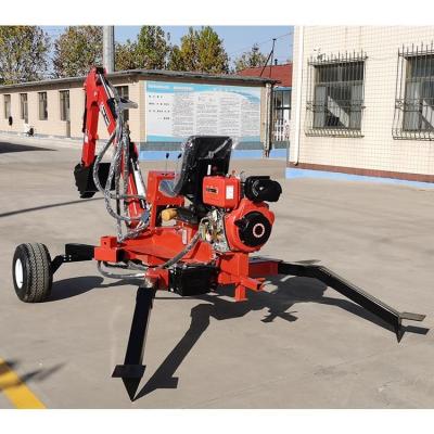 China New Model High Efficiency Towable Towable Backhoe Farm Hot Sale Tractor Backhoe Atv Tractor Backhoe For Agriculture for sale