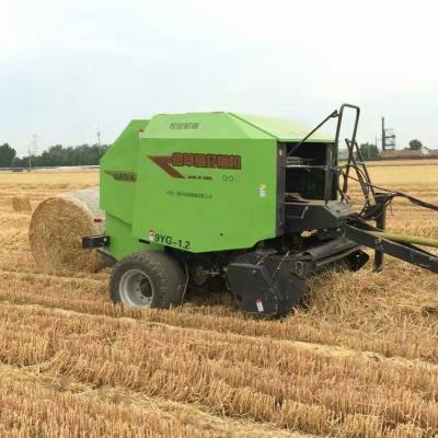 China Automatic Tractors Farm Using Ce Certificated Tractor Mounted Mini Round Hay Baler Wheat Straw Baler Machine Pto Round Baler for sale