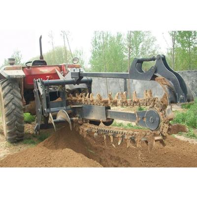 China Farms Wholesale Price Diesel Micro Track Trencher Farm Hand Held Chain Trencher With Backfill Machine for sale