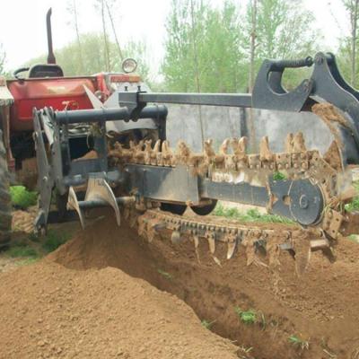 China Farms Agriculture Machinery Ditcher Trencher Mini Trencher Tractor Pto Sale PTO Driven Tractor Machine Ditcher For Sale for sale