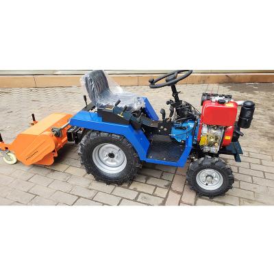 China Wholesale Price Dry Field Mini Power Tiller Agricultural Tractor High Quality Rotary Tiller for sale