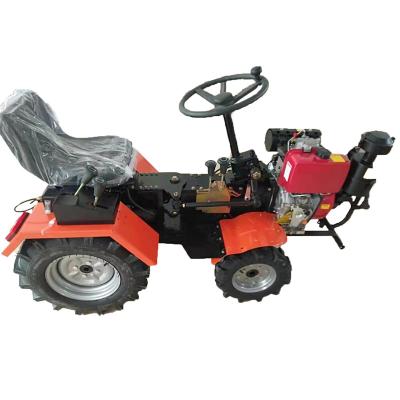 China Wholesale Price Field Cultivator Machine Mini Power Tiller Mini Power Dry Tiller Tractor with 4 Wheels and 4 Wd for sale