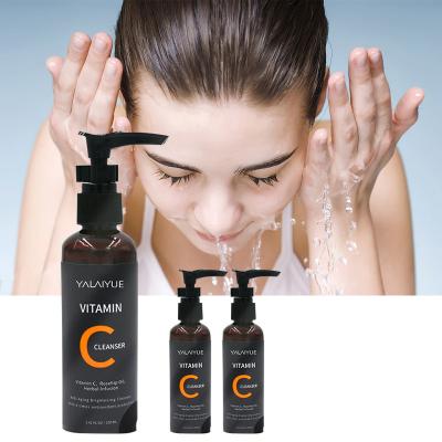 China Facial Acne Treatment Detergent Vitamin C Whitening Skin Care Wholesale Wash Acne Moisturizing Best Vegan Foaming Natural Products Face Wash for sale